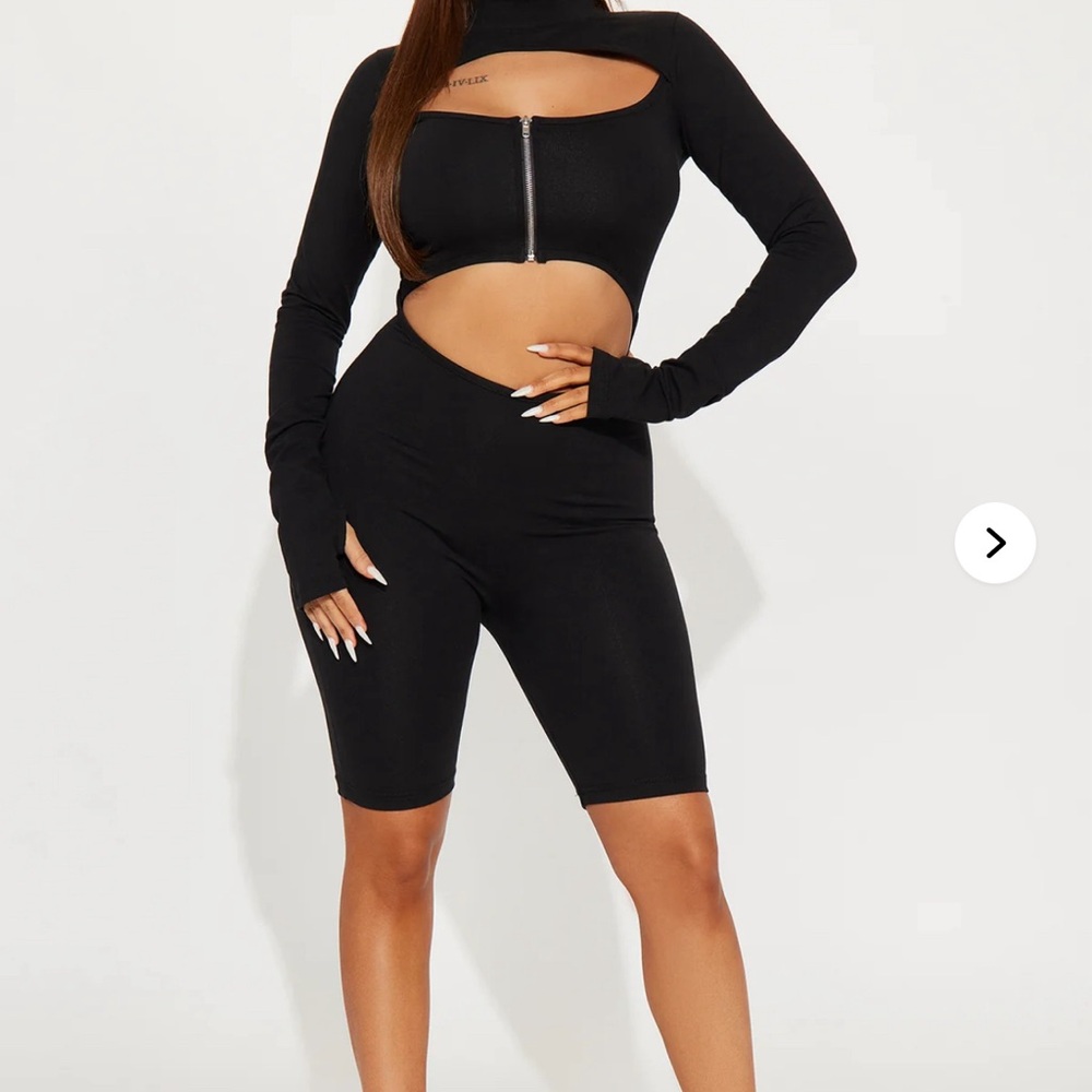 Don’t Bother Me Fashion Nova Black Cutout Romper - sold out